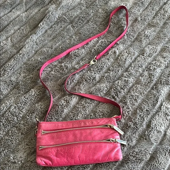 Hobo international,Pink Leather Crossbody Bag - Picture 1 of 16